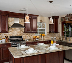 Fabuwood Cabinetry – Cherry kitchen cabinetry and island